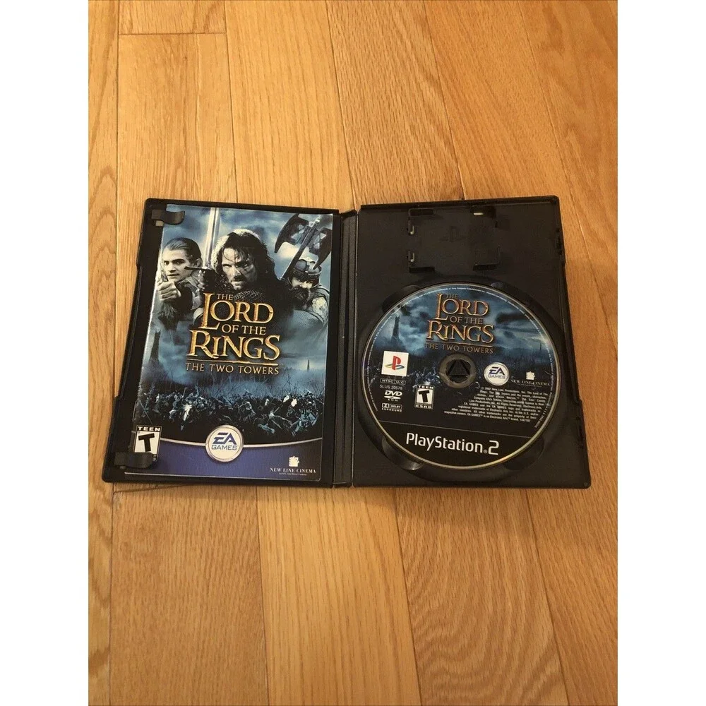 The Lord of the Rings: Two Towers (PlayStation 2 PS2) Black Label